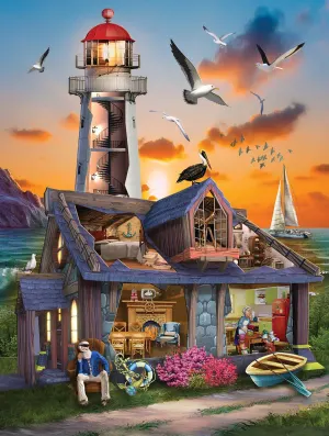 Lighthouse Keepers Home Around the House By SunsOut