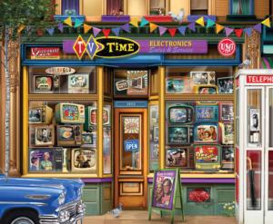 TV Time Shopping Jigsaw Puzzle By SunsOut