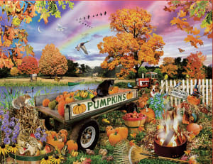 Back Acre Pumpkin Patch Halloween By SunsOut