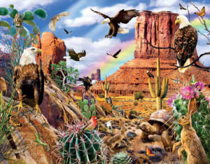 Desert Eagles Landscape By SunsOut