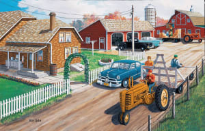 Neighbors Helping Neighbors Car By SunsOut