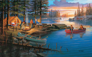 Campfire Memories Lakes & Rivers By SunsOut