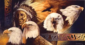 Lakota Twilight Native American By SunsOut