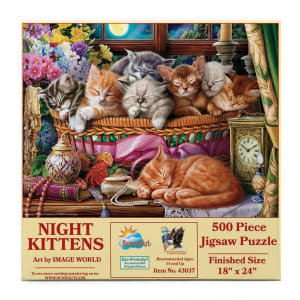 Night Kittens Cats By SunsOut