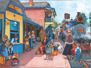 Waiting at the Station Shopping By SunsOut
