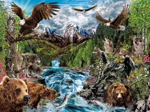River of Life - 1000 pc Animals By SunsOut