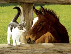 Whiskery Hello Horse By SunsOut