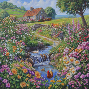 Country Farm Flower & Garden By SunsOut
