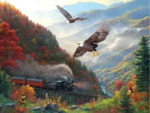 Great Smoky Mountain Railroad Landscape By SunsOut
