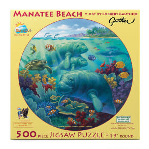 Manatee Beach Sea Life By SunsOut