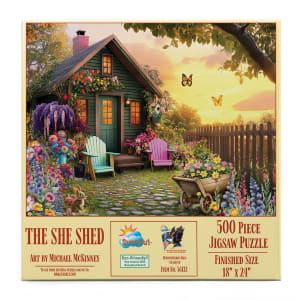 The She Shed Flower & Garden By SunsOut