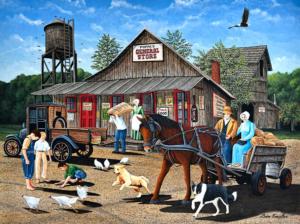 Poppa's Farm Store Farm Animal Jigsaw Puzzle By SunsOut