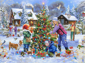 Dressing the Tree Christmas By SunsOut