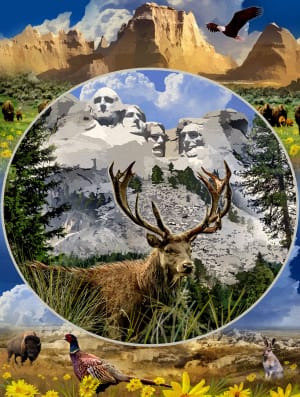 Mount Rushmore United States By SunsOut