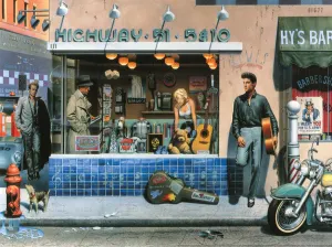 Highway 51 Nostalgic & Retro By SunsOut