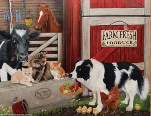 JB Farms Farm Animal By SunsOut