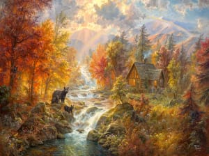 Autumn at Rainbow Falls Cabin & Cottage By SunsOut