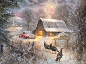 Turkey Road Winter Jigsaw Puzzle By SunsOut