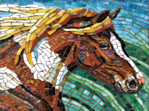 Stained Glass Horse Horse By SunsOut