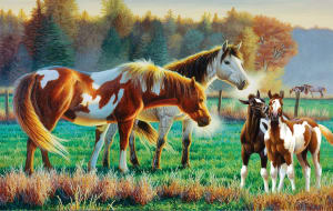 Pasture Family Horse By SunsOut
