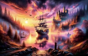 End of the Journey Boat By SunsOut