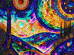 Psychedelic Sunday Landscape By SunsOut