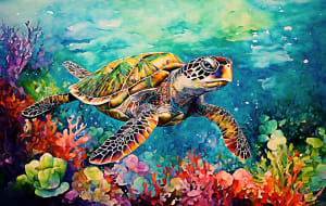 Out for a Swim Sea Life By SunsOut