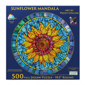 Sunflower Mandala Flower & Garden By SunsOut