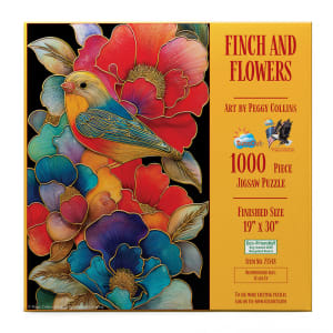 Finch and Flowers Flower & Garden By SunsOut