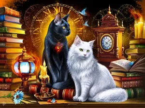 Cats and Clocks Cats By SunsOut