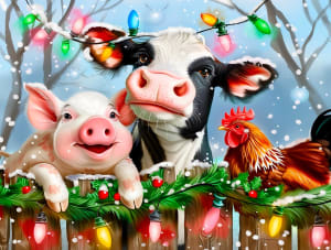 Christmas on the Farm Christmas By SunsOut