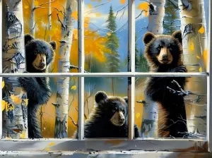 Peeking In Bear By SunsOut