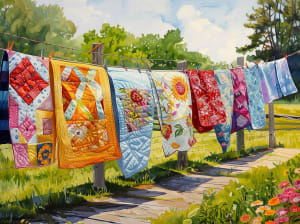 Quilts on the Line Quilting & Crafts By SunsOut