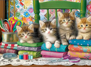 The Seamstresses Cats By SunsOut