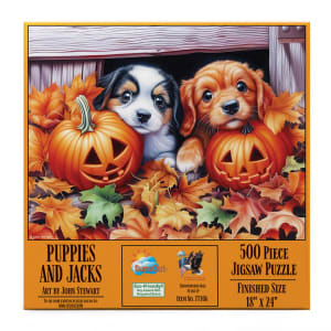 Puppies and Jacks Halloween By SunsOut