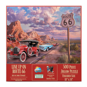 Line Up on Route 66 Skyline By SunsOut