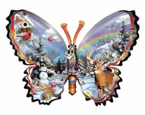 Winter Butterfly Christmas By SunsOut