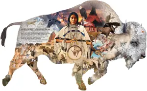 The White Buffalo Western By SunsOut