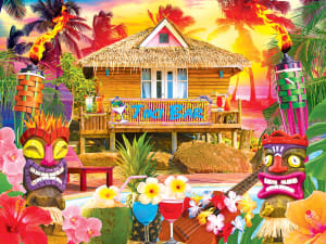 Tiki Island Beach & Ocean By Kodak