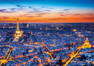 Paris View Sunrise & Sunset By Clementoni