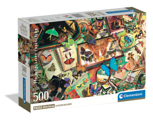 The Butterfly Collector - Compact Box Butterflies and Insects By Clementoni