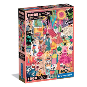 More Is More - Fashion & Design - Compact Box Collage By Clementoni