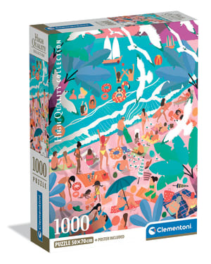 Sunday At The Beach - Compact Box Beach & Ocean By Clementoni