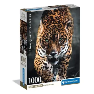 Walk Of The Jaguar - Compact Box Big Cats By Clementoni
