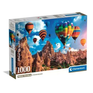 Balloons In Cappadocia - Compact Box Hot Air Balloon By Clementoni
