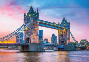Tower Bridge at Sunset London & United Kingdom By Clementoni
