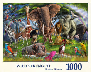 Wild Serengti Animals By Tau