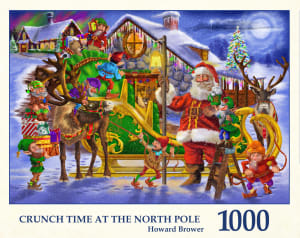 Crunch Time at the North Pole Christmas By Tau