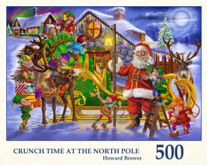 Crunch Time at the North Pole Christmas By Tau