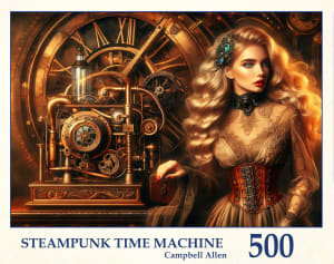 Steampunk Time Machine Fantasy By Tau